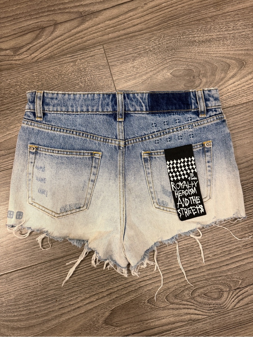 Ksubi Denim Cutoff Shorts